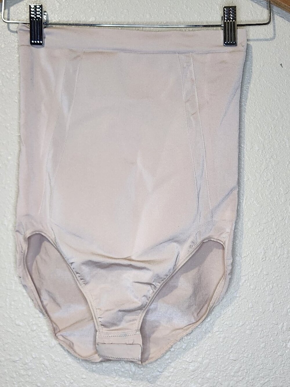 Spanx High Waisted Brief, size L, Oat Color